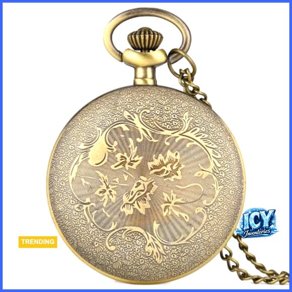 Vintage Quartz Pocket Watch with Chain for Men and Women main image 5